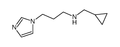 N-(cyclopropylmethyl)-N-[3-(1H-imidazol-1-yl)propyl]amine结构式
