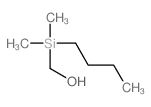 Methanol,1-(butyldimethylsilyl)- structure