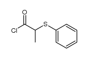 2-(Phenylthio)propionyl chloride结构式