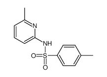 4-methyl-N-(6-methylpyridin-2-yl)benzenesulfonamide结构式