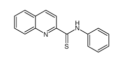 N-phenylquinoline-2-carbothioamide结构式