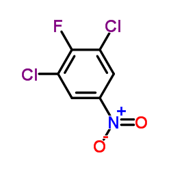 3,5-Dichloro-4-fluoronitrobenzene Structure