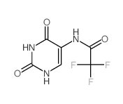 N-(2,4-dioxo-1H-pyrimidin-5-yl)-2,2,2-trifluoro-acetamide结构式
