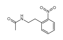 N-(2-nitro-phenethyl)-acetamide结构式
