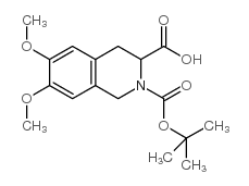 6,7-DIMETHOXY-3,4-DIHYDRO-1H-ISOQUINOLINE-2,3-DICARBOXYLIC ACID 2-TERT-BUTYL ESTER结构式