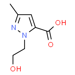 1H-Pyrazole-5-carboxylicacid,1-(2-hydroxyethyl)-3-methyl-(9CI) picture