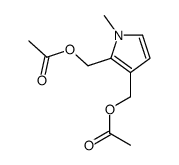 1-methyl-2,3-bis(acetoxymethyl)pyrrole Structure