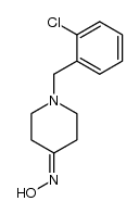 1-(o-chlorobenzyl)-4-piperidone oxime Structure