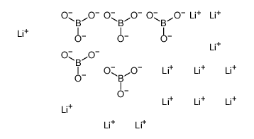 Lithium pentaborate Structure