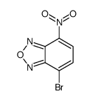 4-溴-7-硝基苯并[C][1,2,5]恶二唑结构式