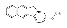 2-methoxy-11H-indeno[1,2-b]quinoline结构式