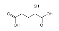 2-sulfanylpentanedioic acid Structure