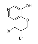 4-(2,3-dibromopropoxy)pyridin-3-ol结构式
