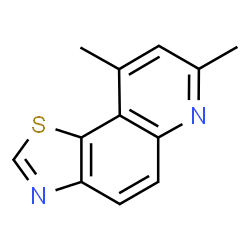 Thiazolo[5,4-f]quinoline, 7,9-dimethyl- (9CI) Structure