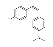 (E)-4-(2-(4-Fluorophenyl)ethenyl)benzenamine, N,N-dimethyl结构式