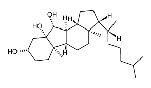 5β-B-norcholestan-3β-5-6β-triol Structure