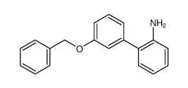 2-amino-3'-benzyloxybiphenyl结构式