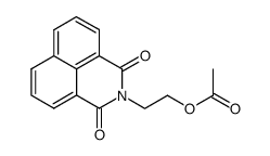 N-(2-acetyloxyethyl)-1,8-naphthalimide结构式