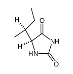 (S)-5-sec-butylimidazolidine-2,4-dione Structure