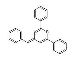 4-benzylidene-2,6-diphenylthiopyran结构式