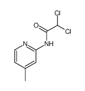 2-dichloroacetamido-4-methylpyridine Structure