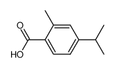 4-isopropyl-2-methylbenzoic acid结构式