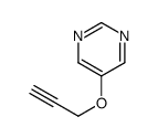 5-(2-Propyn-1-yloxy)pyrimidine结构式