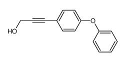 3-(4-Phenoxy-phenyl)prop-2-yn-1-ol Structure