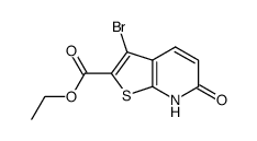 ethyl [3-bromo-6-oxo-6,7-dihydrothieno[2,3-b]pyridine-2-carboxylate]结构式