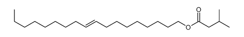 (Z)-octadec-9-enyl isovalerate structure