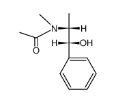 (R,R)-(-)-pseudoephedrine acetamide结构式