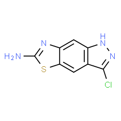 1H-Pyrazolo[3,4-f]benzothiazol-6-amine,3-chloro-(9CI) picture