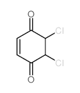 5,6-dichlorocyclohex-2-ene-1,4-dione structure