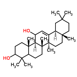 (3β,11α)-Olean-12-ene-3,11-diol structure