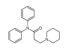 N,N-diphenyl-3-piperidin-1-ylpropanamide Structure