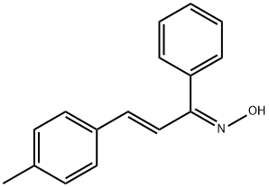 (1E,2Z)-3-(4-Methylphenyl)-1-phenyl-2-propen-1-one oxime结构式
