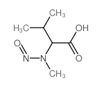 3-methyl-2-(methyl-nitroso-amino)butanoic acid Structure