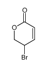 5-bromo-5,6-dihydro-2H-pyran-2-one结构式