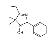 4-ethyl-1-hydroxy-5,5-dimethyl-2-phenyl-2H-imidazole Structure
