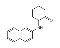 2-(naphthalen-2-ylamino)cyclohexan-1-one结构式