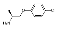 (S)-2-amino-1-(4-chlorophenoxy)propane结构式