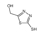 1,3,4-Thiadiazole-2(3H)-thione, 5-(hydroxymethyl)- (9CI) Structure