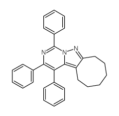 1,3,4-triphenyl-5,6,7,8,9,10-hexahydrocycloocta[2,3]pyrazolo[2,4-c]pyrimidine Structure