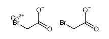 Bis(2-bromoacetic acid)cobalt(II) salt Structure