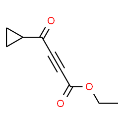 4-Cyclopropyl-4-oxo-2-butynoic acid ethyl ester结构式