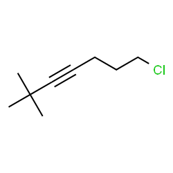 2,2-Dimethyl-7-chloro-3-heptyne structure