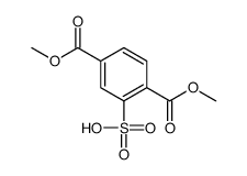 2,5-bis(methoxycarbonyl)benzenesulfonic acid结构式