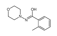 2-methyl-N-morpholin-4-ylbenzamide结构式