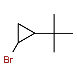 1-Bromo-2-tert-butylcyclopropane结构式