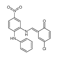 2-(((2-Anilino-5-nitrophenyl)imino)methyl)-4-chlorophenol structure